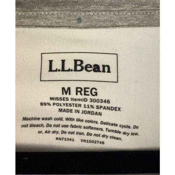 LL Bean Pullover Cotton Blend Layering M Skiing Hiking Outdoorsy 1/4 Zip Sporty - Picture 5 of 7